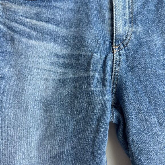 $5/$25 AG Adriano Goldschmied Light Wash Raw Hem Cropped Ankle Size 29 - Picture 3 of 9